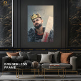 Virat Kohli 9 - Cricket - Premium Wall Art