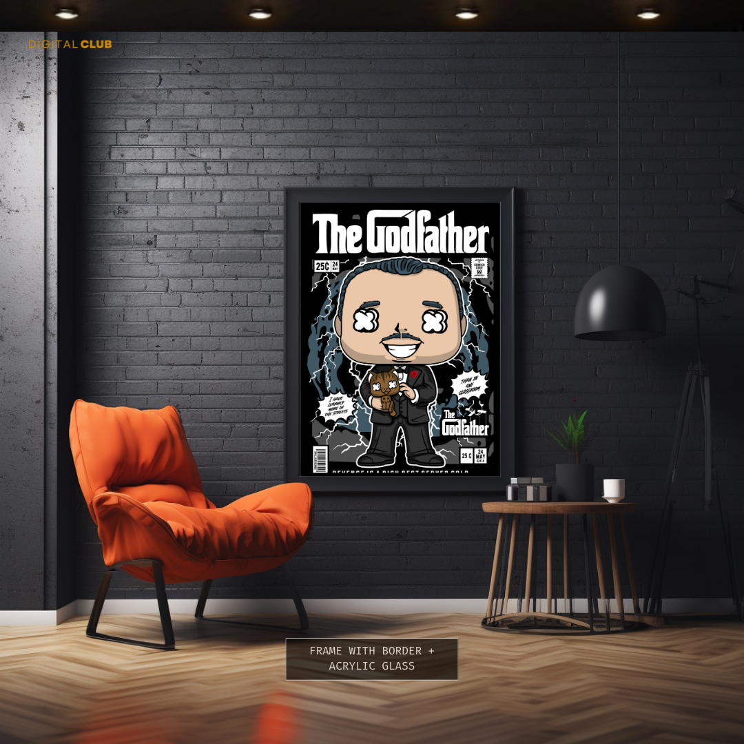 The Godfather Funko Pop Art Premium Wall Art