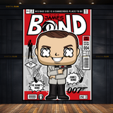 James Bond 007 Funko Pop Art Premium Wall Art