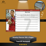 Ronaldo - Tear-Off Notepad x 100 Pages