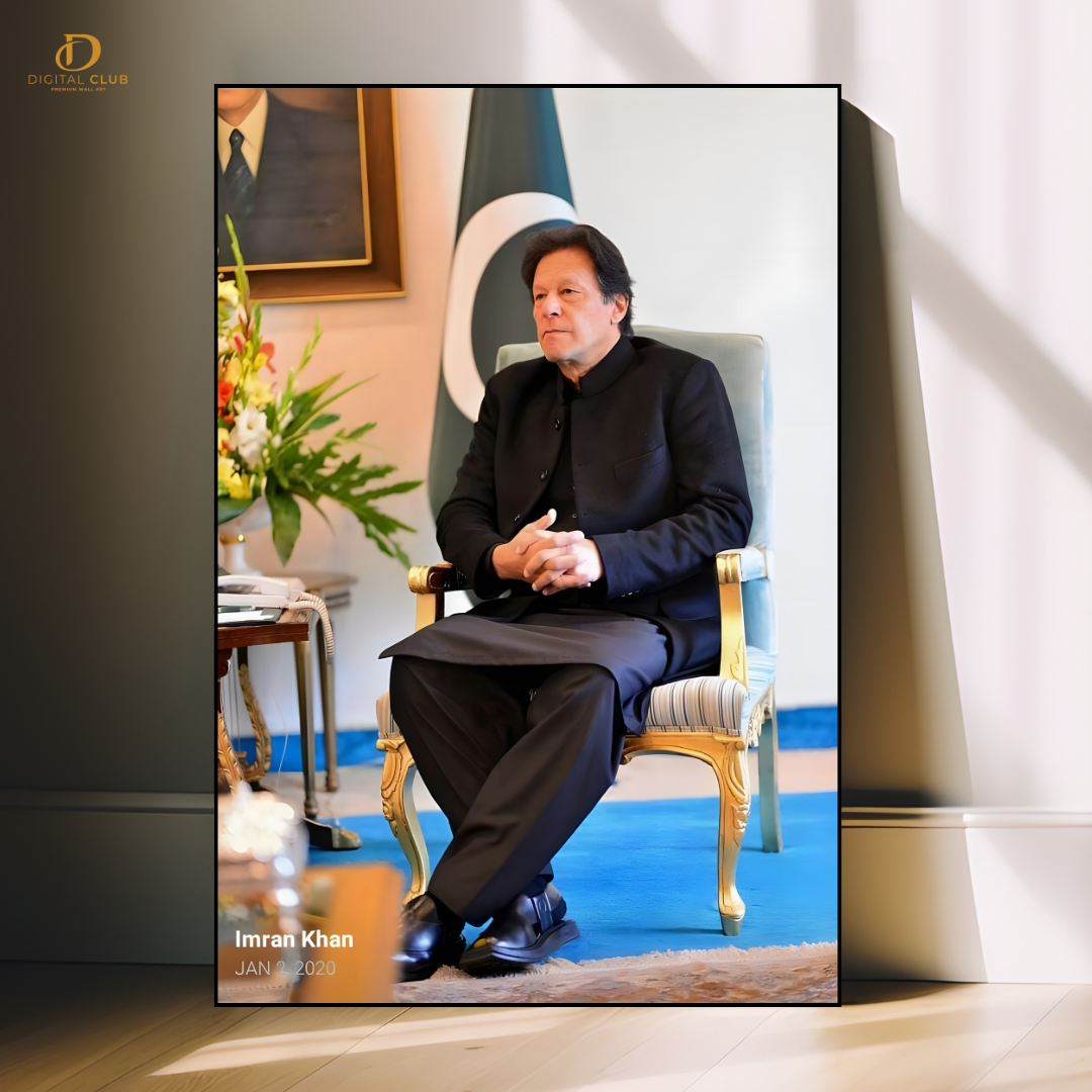 Imran Khan 9 - Pakistan - Premium Wall Art