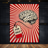 Brains for Sale Premium Wall Art