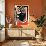 James Harden - NBA - Premium Wall Art