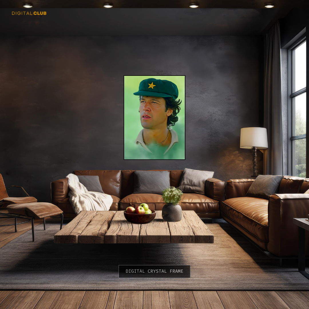 Captain Imran Khan Pakistan Premium Wall Art