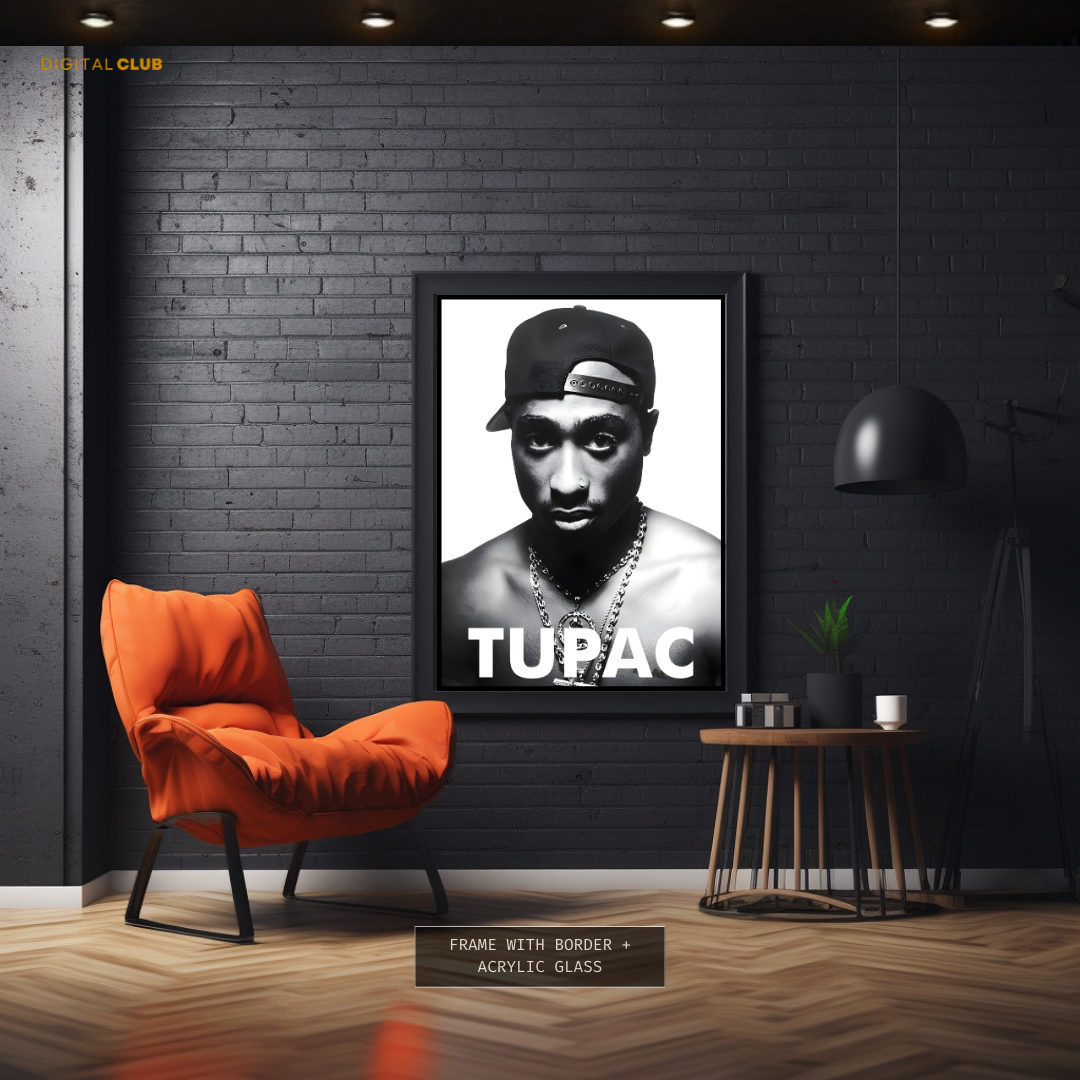 Tupac Rapper Premium Wall Art