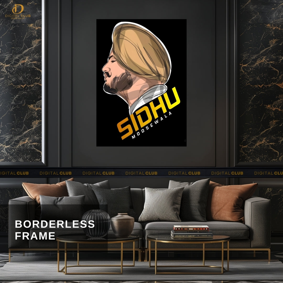 Sidhu Moosewala - Music Artist - Premium Wall Art