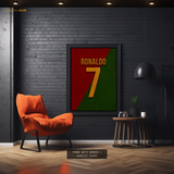 CR7 Shirt - Football - Premium Wall Art