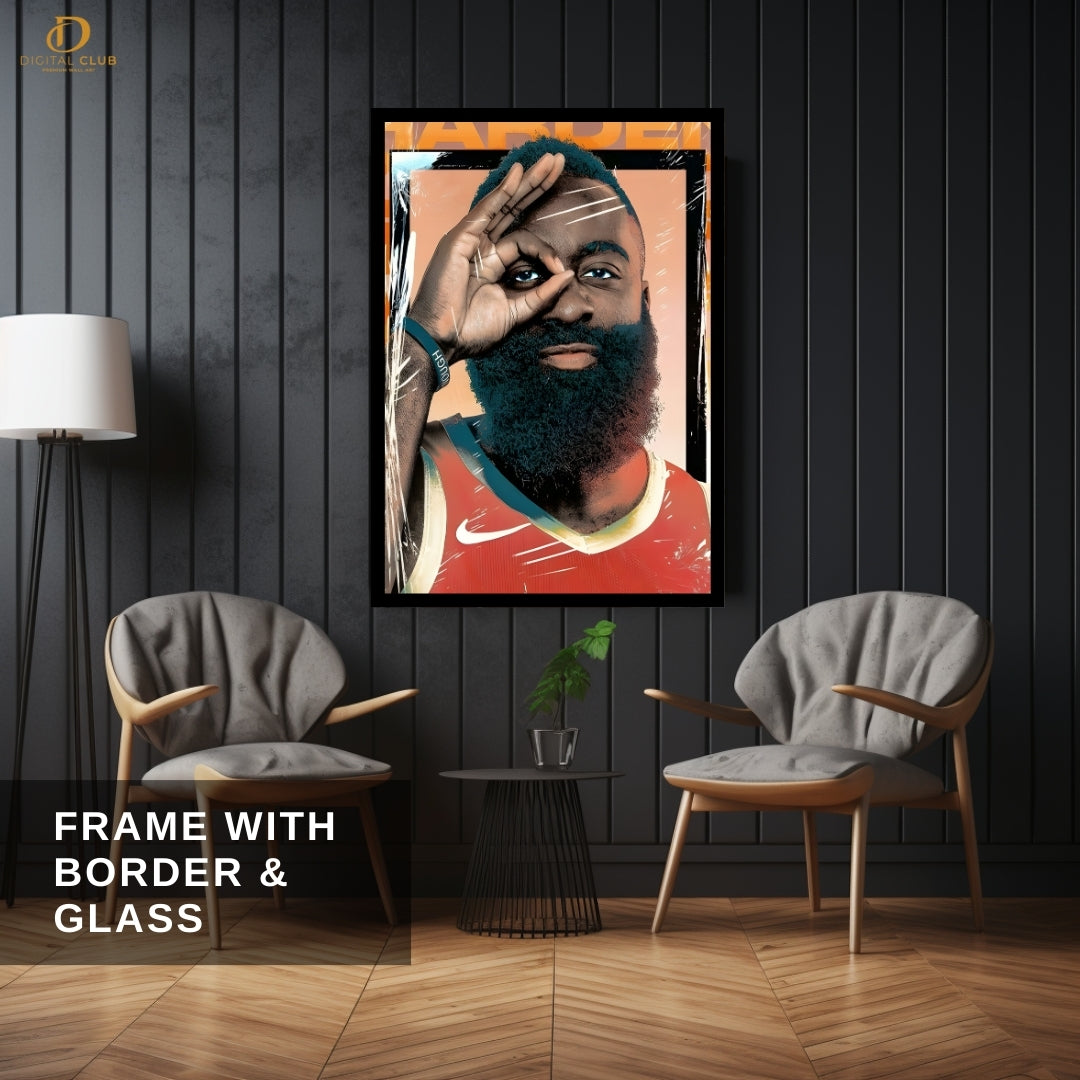 James Harden - NBA - Premium Wall Art