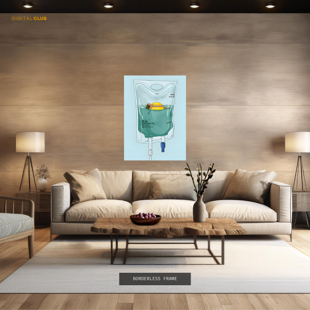 IV Drip - Artwork - Premium Wall Art