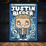 Justin Bieber Funko Pop Art Premium Wall Art