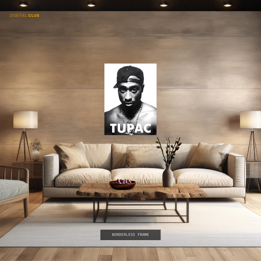 Tupac Rapper Premium Wall Art