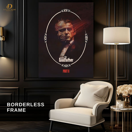 God Father II -Sketch- Premium Wall Art - Art Digital Club