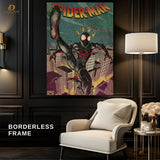 SpiderMan Vintage - Movie - Premium Wall Art