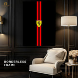 Ferrari Logo -Cars- Premium Wall Art - Art Digital Club