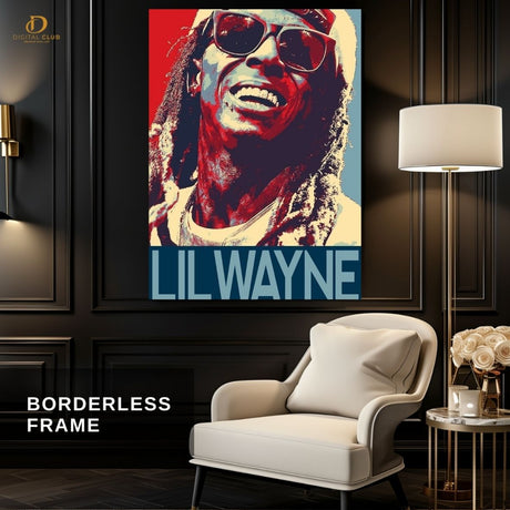 Lil Wayne - Music Artist - Premium Wall Art