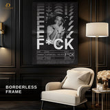 Eminem Graphic- Music Artist- Premium Wall Art