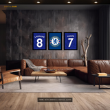 Chelsea FC Artwork - 3 Panel Wall Art