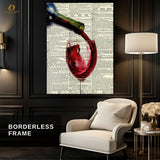 Red Vine Artwork  - Aesthetic- Premium Wall Art