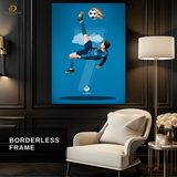 Ronaldo Bicycle Kick -Football- Premium Wall Art - Art Digital Club