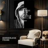 Eminem Quotes - Music Artist- Premium Wall Art