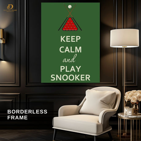 Snooker Quote- Artwork -Premium Wall Art