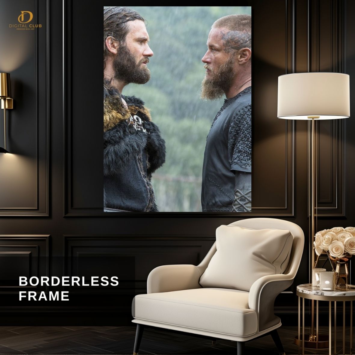 Rolo x Ragnar - Vikings  - Premium Wall Art