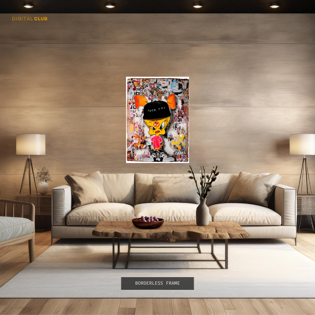 Tweety Looney Tunes POP Art - Premium Wall Art