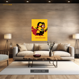 Crime Master Minion - Urdu Quote - Premium Wall Art