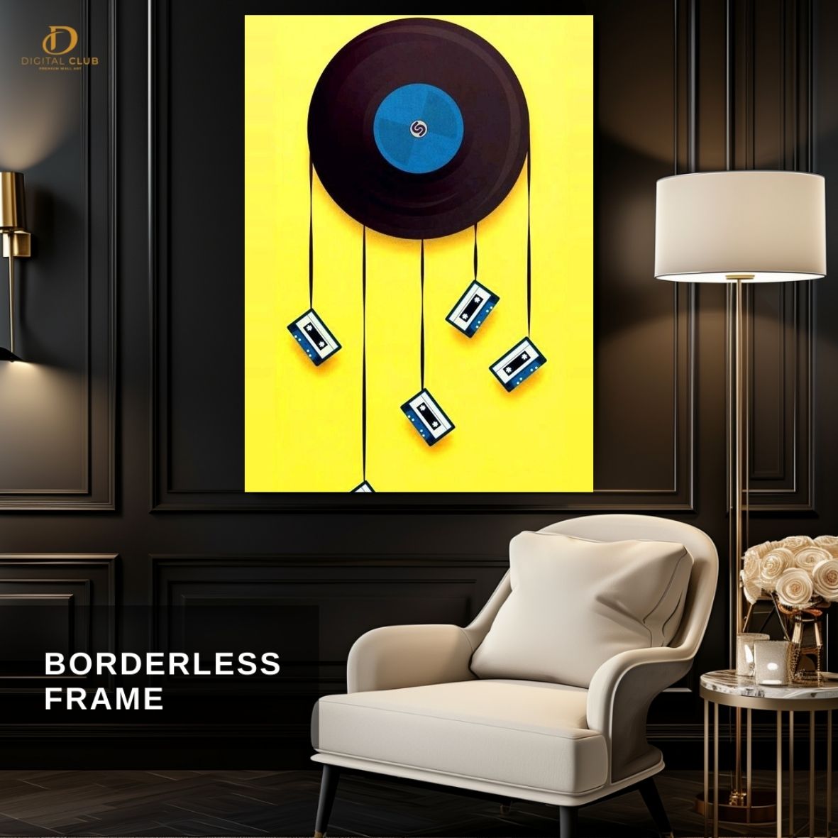 Cassette Tape- Music - Premium Wall Art - Art Digital Club