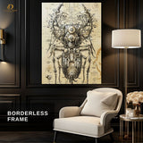 Spider Sketch - Office- Premium Wall Art