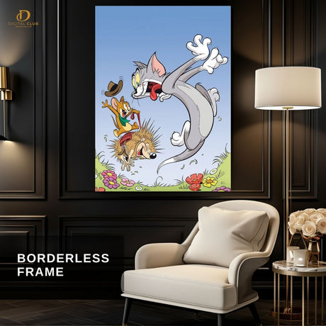 Tom and Jerry 2 - Cartoon - Premium Wall Art