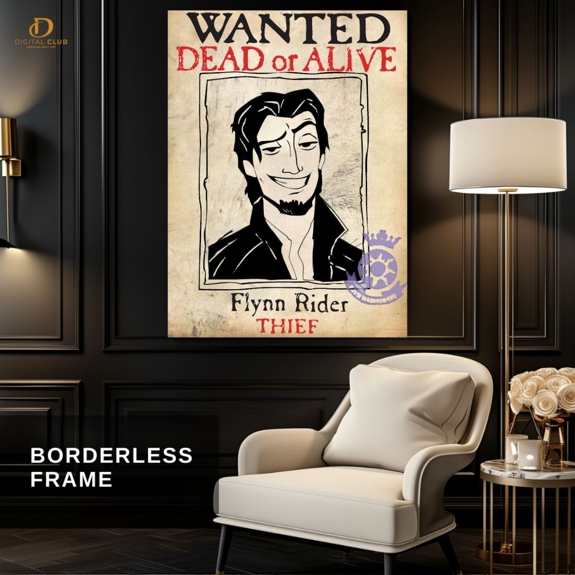 Tangled -Cartoon- Premium Wall Art - Art Digital Club