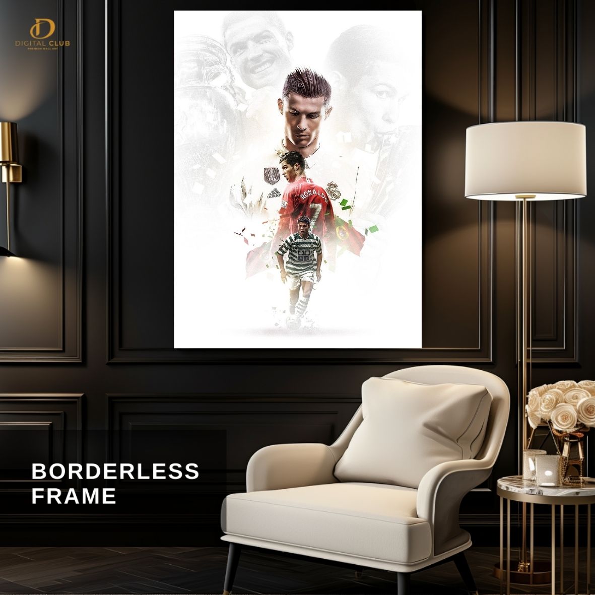 Ronaldo Club - Football - Premium Wall Art