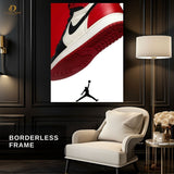 Nike x Jordan- Shoe - Premium Wall Art - Art Digital Club