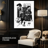 Messi B/W- Football Premium Wall Art - Art Digital Club