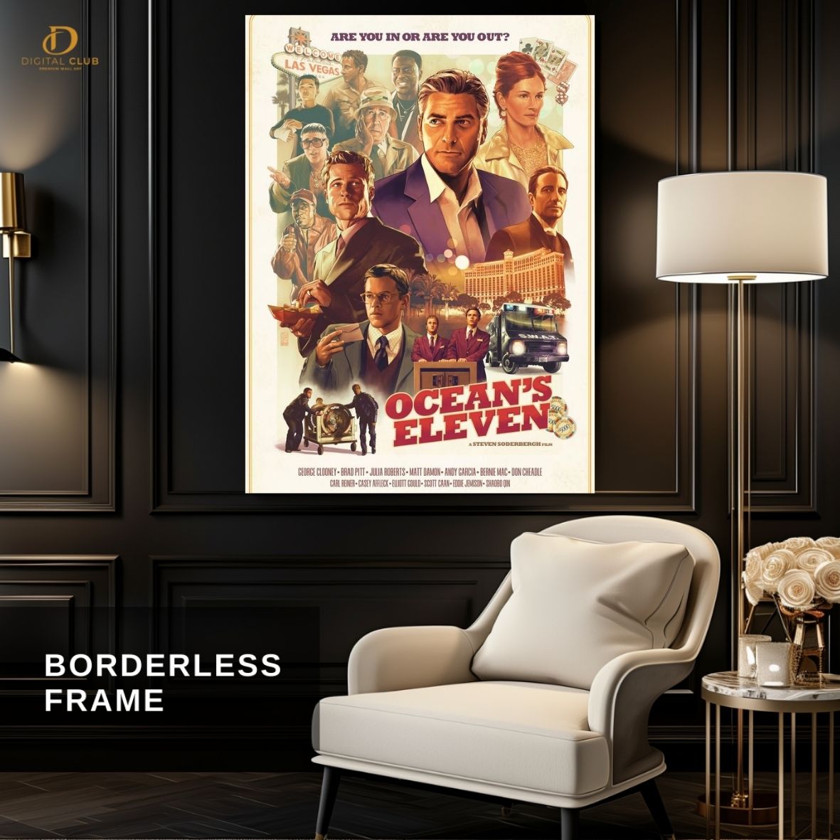Ocean Eleven - Movie- Premium Wall Art - Art Digital Club