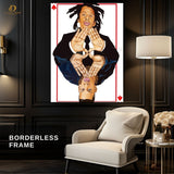 Jazzy J Vector - Music Artist - Premium Wall Art