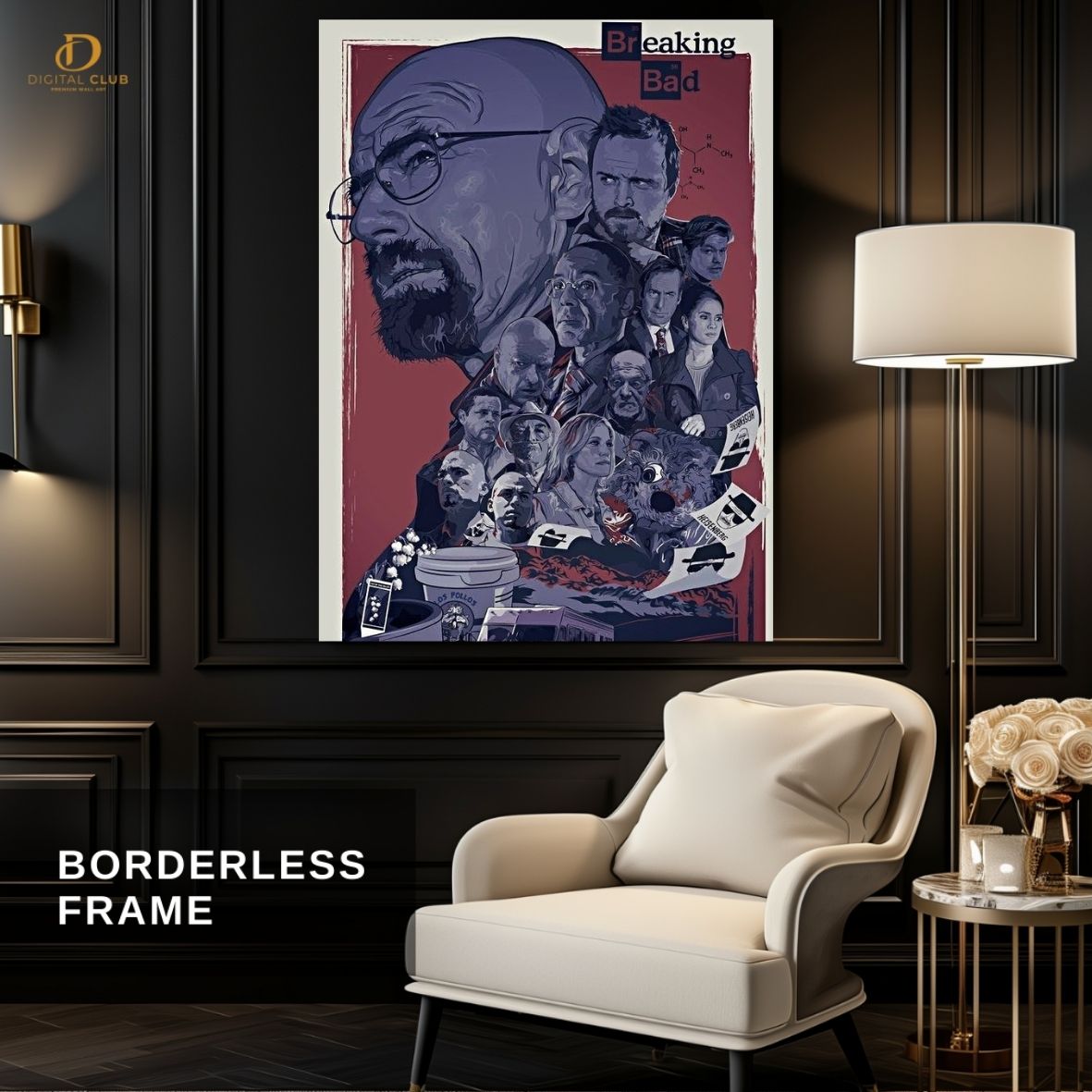 Breaking Bad Graphics- Movie- Premium Wall Art - Art Digital Club