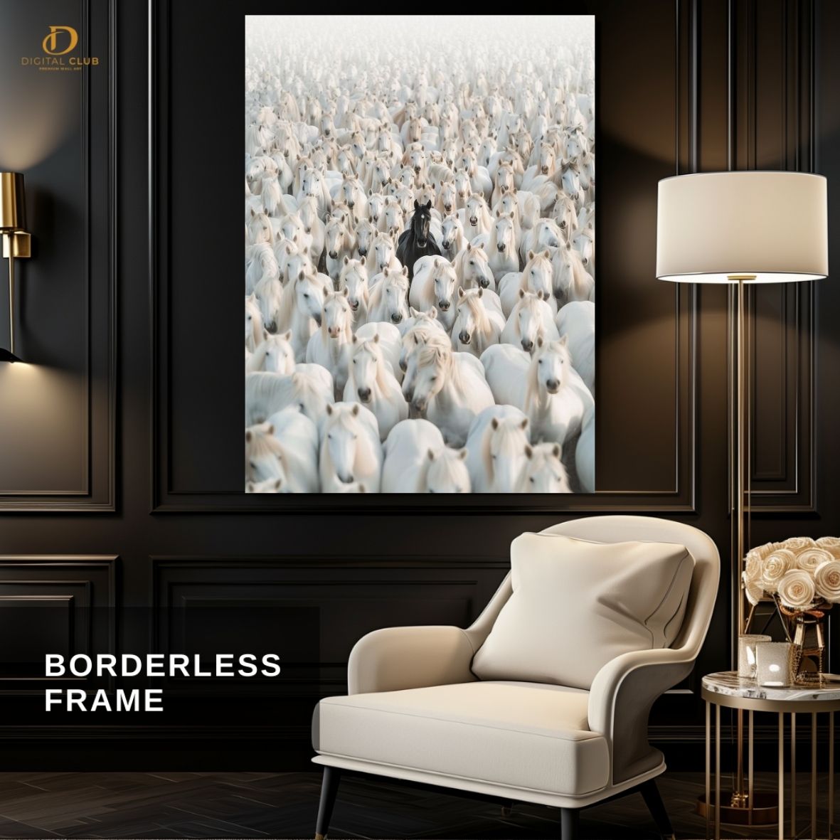 Horse Artwork 14- Animal-Premium Wall Art