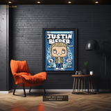 Justin Bieber Funko Pop Art Premium Wall Art