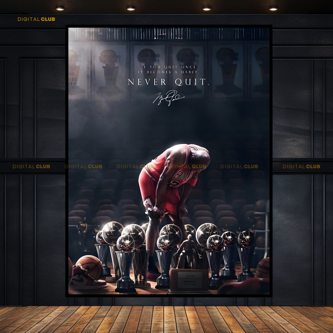 Michael Jordan Basketball Premium Wall Art