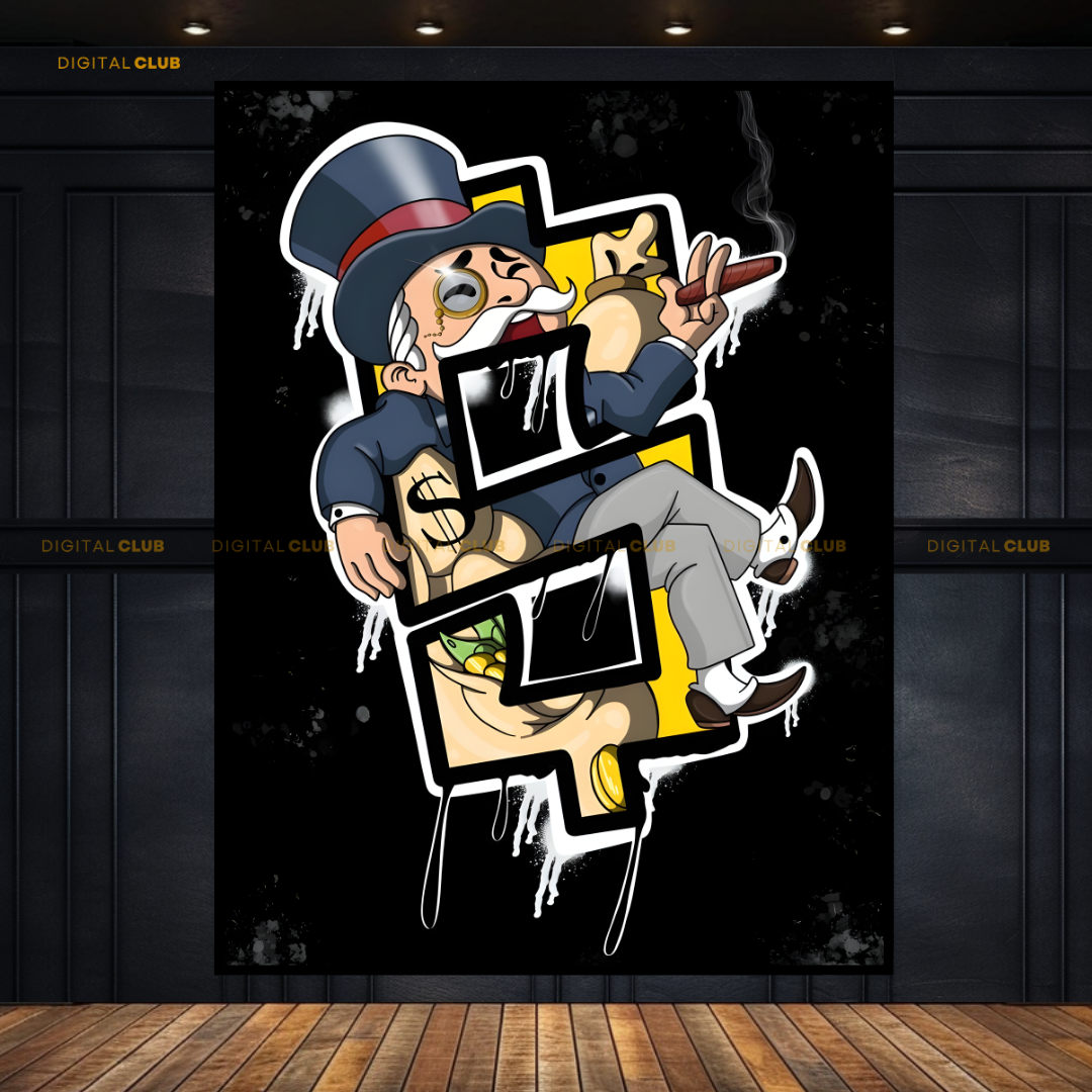 Monopoly Artwork - Premium Wall Art