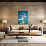 Tom & Jerry Cartoon Kids Premium Wall Art