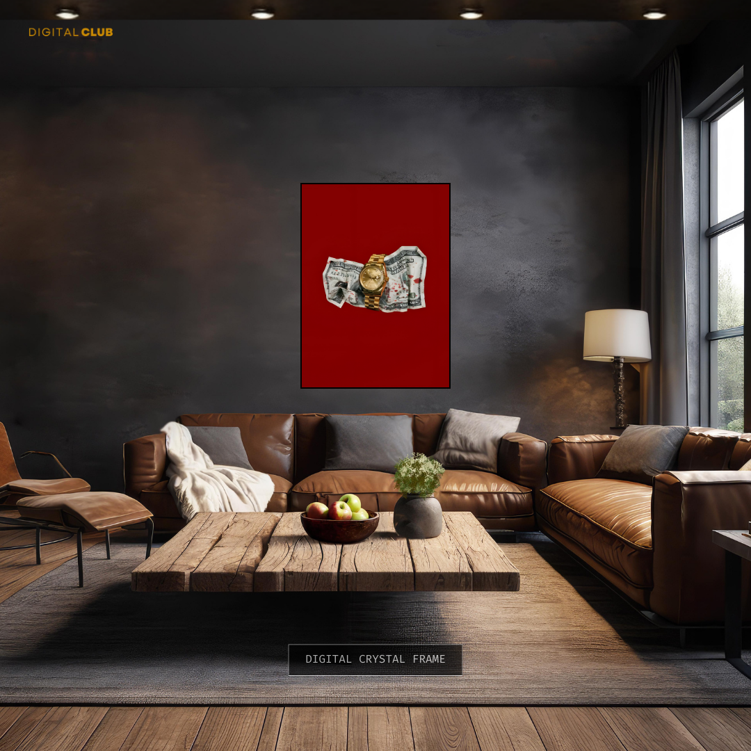 Rolex - Dollar Bills - Premium Wall Art