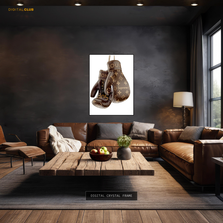 LV Boxing Gloves - Artwork - Premium Wall Art