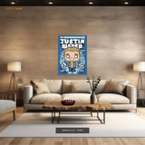 Justin Bieber Funko Pop Art Premium Wall Art