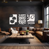 Abstract Art 10 - 3 Panel Wall Art