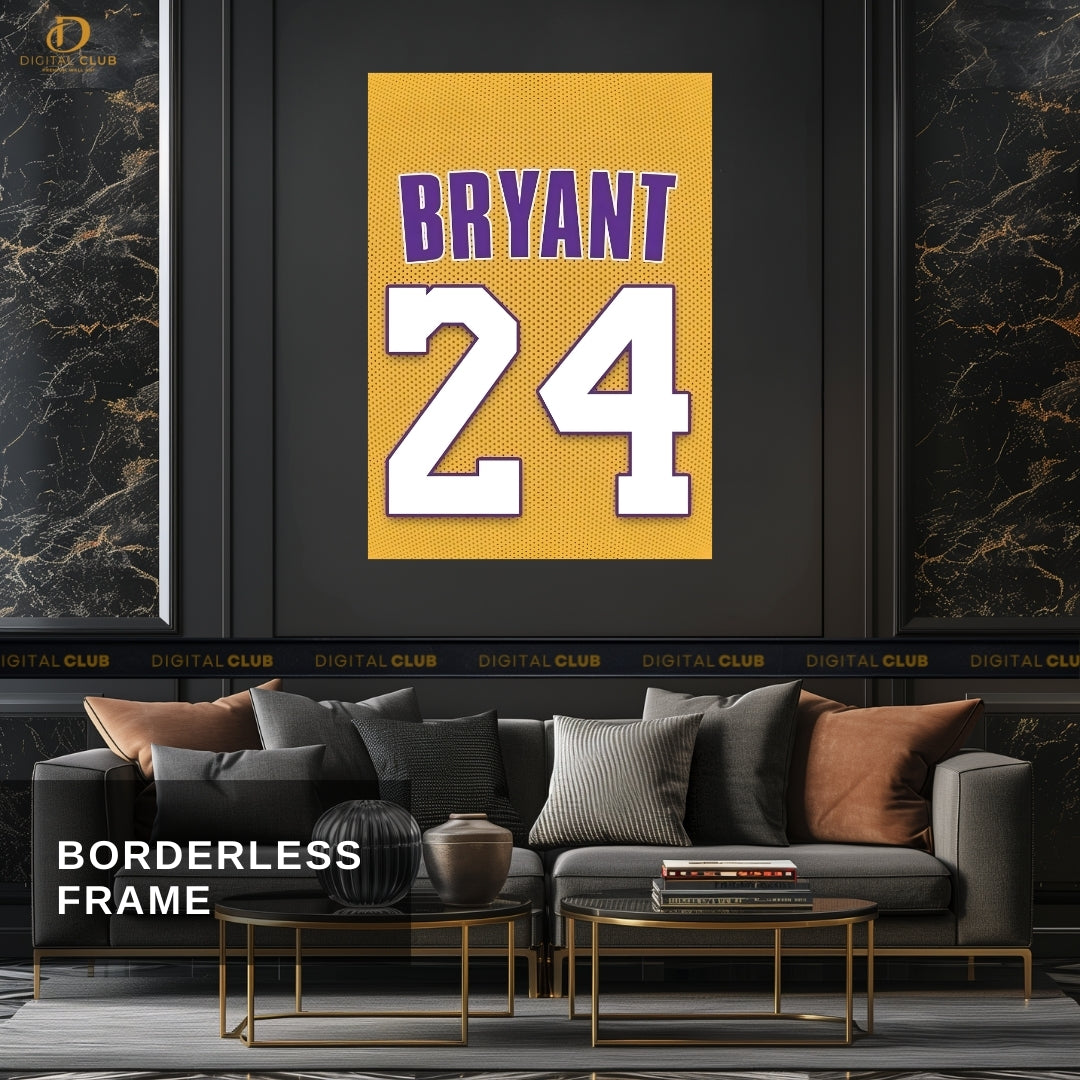 Bryant 24 - Basketball - Premium Wall Art