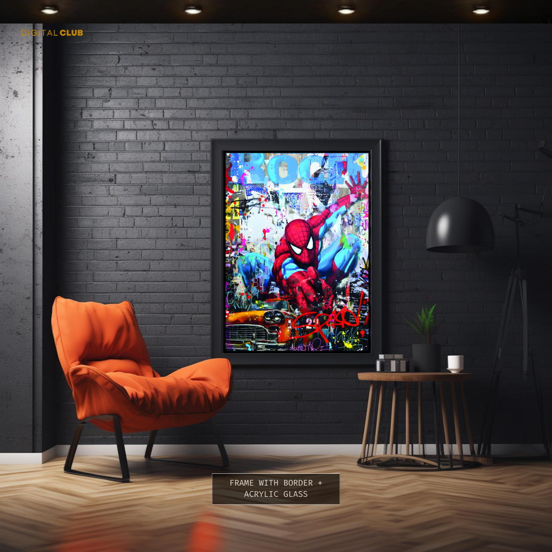 Spiderman - Artwork - Premium Wall Art