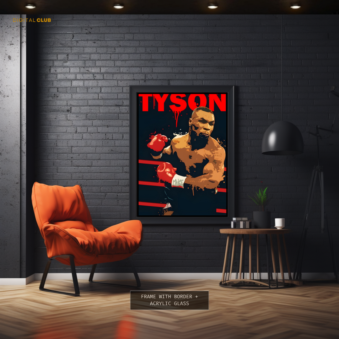 Tyson Boxing Premium Wall Art